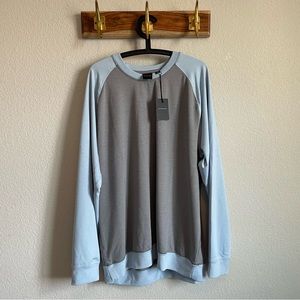 NWT Dunning Golf Olham Colorblocked Crewneck